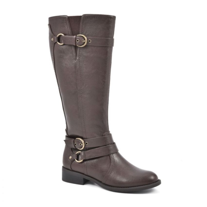 White Mountain Loyal Tall Boot-Brown