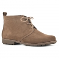 White Mountain Auburn Wide Suede Bootie-New Chestnut Suede