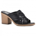 White Mountain Be Happy Heel-Black