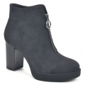 White Mountain Thoughtful Bootie-Charcoal