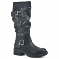 White Mountain Deepest Tall Boot-Black