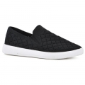 White Mountain Utopia Fabric Sneaker-Black