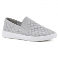 White Mountain Utopia Fabric Sneaker-Light Grey