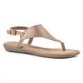 White Mountain London Ii Sandal-Light Gold