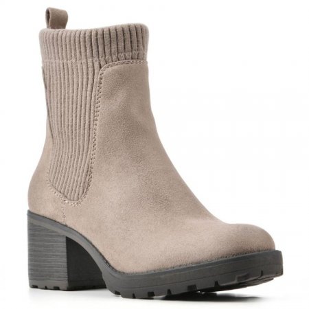 White Mountain Benji Bootie-Sand Fabric