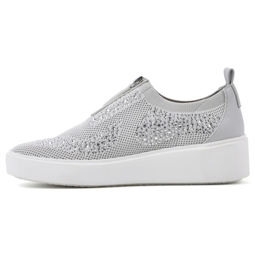 White Mountain Dax Sneaker-Light Grey Fabric [WMW3350a] - $49.95 ...