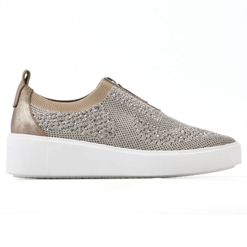 White Mountain Dax Sneaker-Gold Fabric [WMW3350d] - $49.95 : White ...